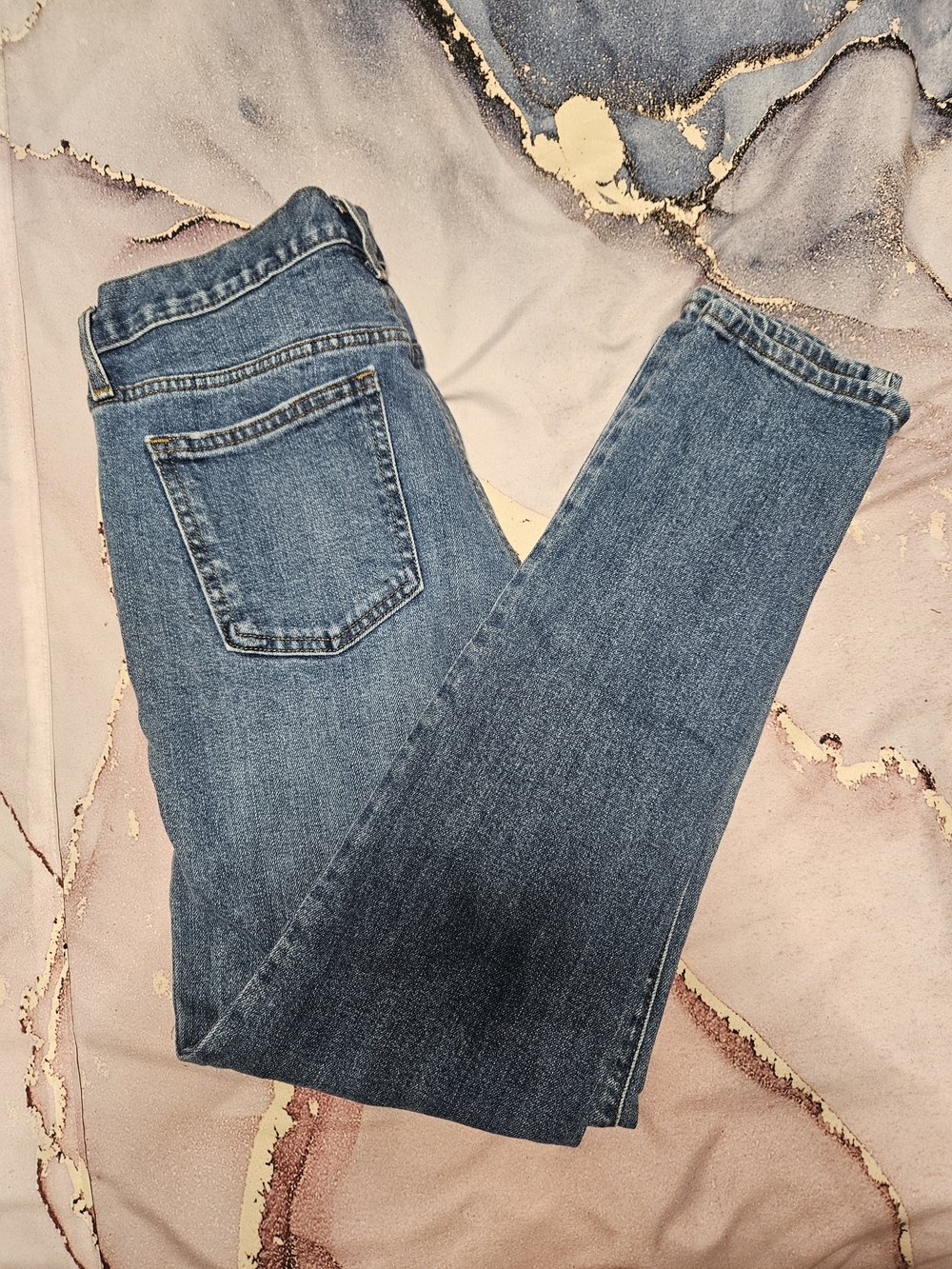 GAP Women's Skinny Jeans - Medium Blue Denim